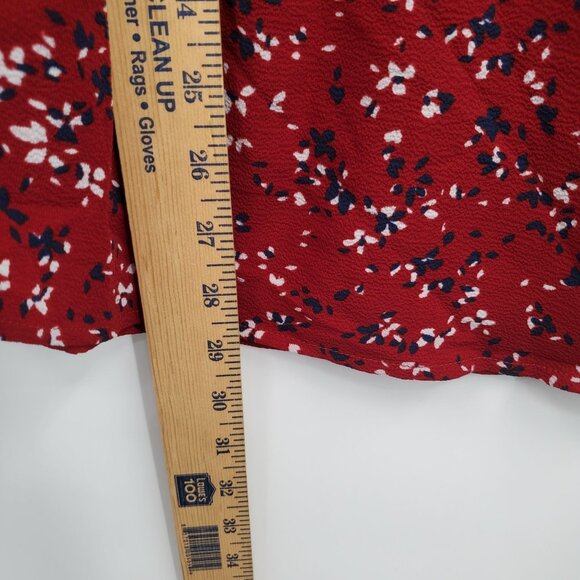 41 Hawthorn Morey Split Neck Short Sleeve Blouse Top Women Size Plus 2X NWT - Picture 9 of 12